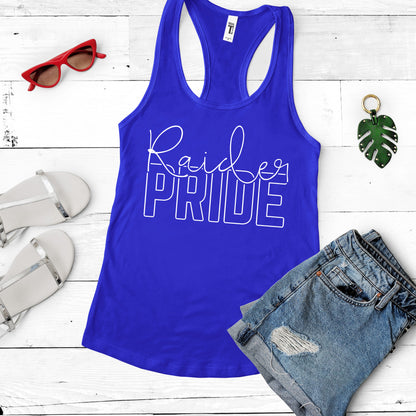 Raider Pride - royal w/ white print