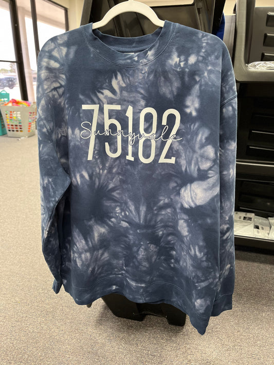 75182 Navy Tie Dye Sweater